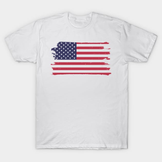 American Flag T-Shirt by epiclovedesigns